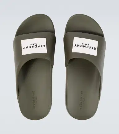 Givenchy Logo PU slides | Thumbnail 4