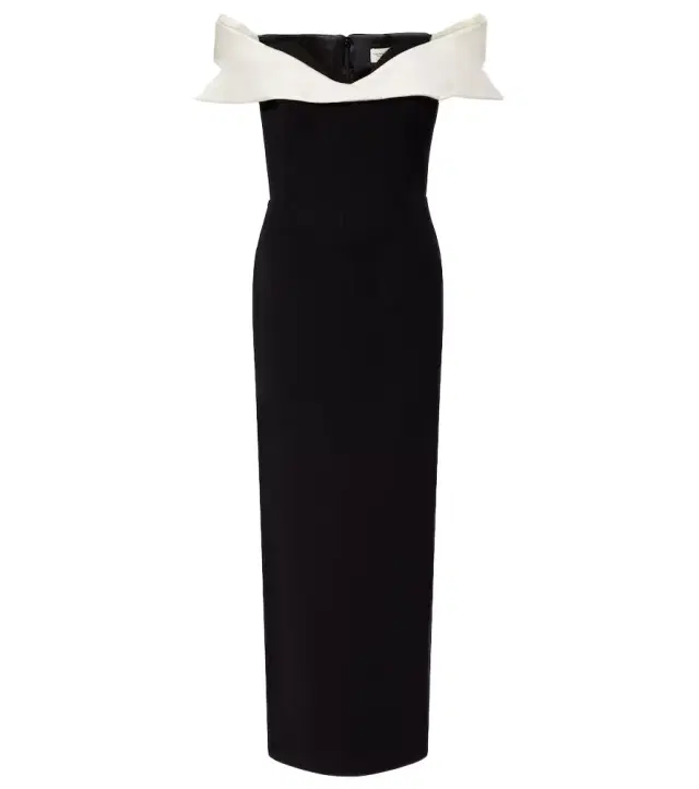 The New Arrivals Ilkyaz Ozel Jacqueline off-shoulder midi dress