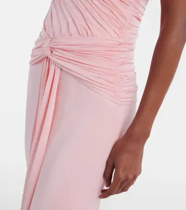 The New Arrivals Ilkyaz Ozel Amanda scarf-detail draped gathered gown | Thumbnail 2
