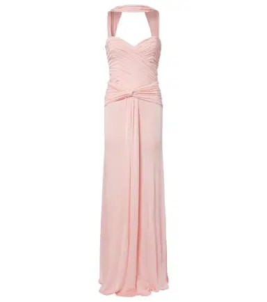 The New Arrivals Ilkyaz Ozel Amanda scarf-detail draped gathered gown | Thumbnail 1