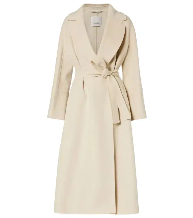 Elisa virgin wool wrap coat