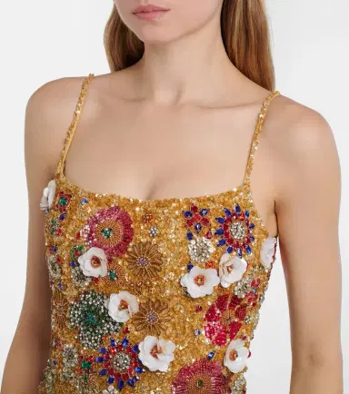 Rachel Gilbert Francesca embellished cocktail dress | Thumbnail 4