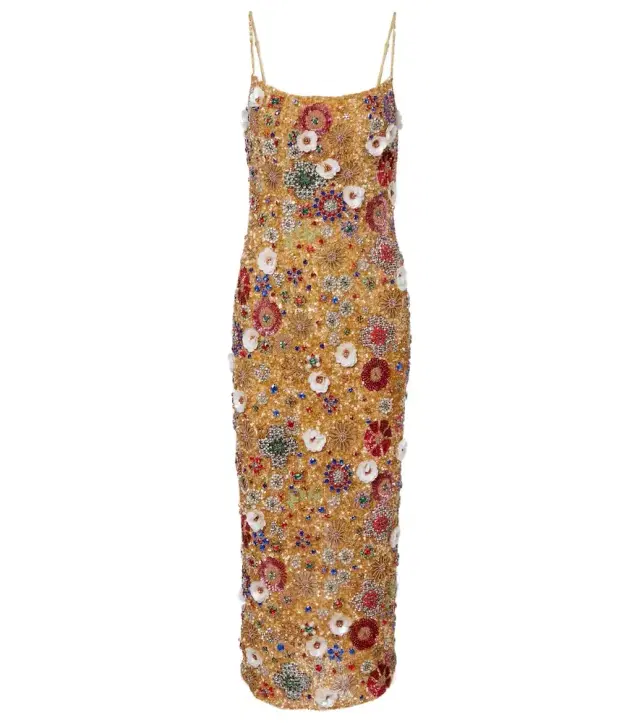 Rachel Gilbert Francesca embellished cocktail dress