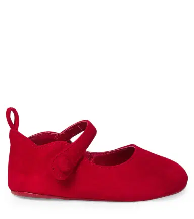 Christian Louboutin Kids Baby Love Chick suede ballet flats | Thumbnail 3