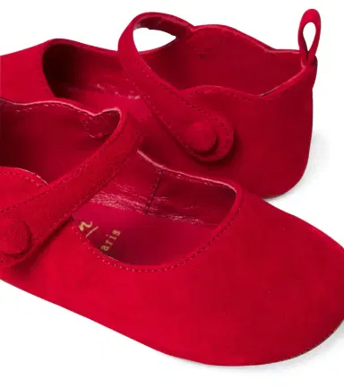 Christian Louboutin Kids Baby Love Chick suede ballet flats | Thumbnail 5