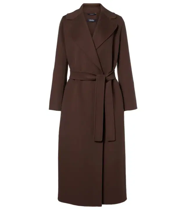 'S Max Mara Poldo virgin wool wrap coat