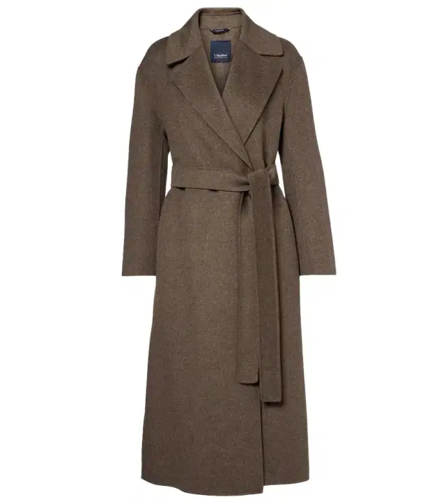 'S Max Mara Luna virgin wool wrap coat