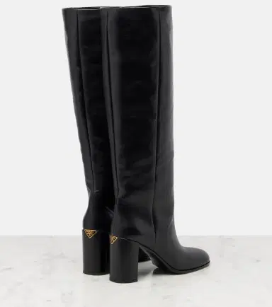 Prada Leather knee-high boots | Thumbnail 5 Prada Leather knee-high boots | Thumbnail 5