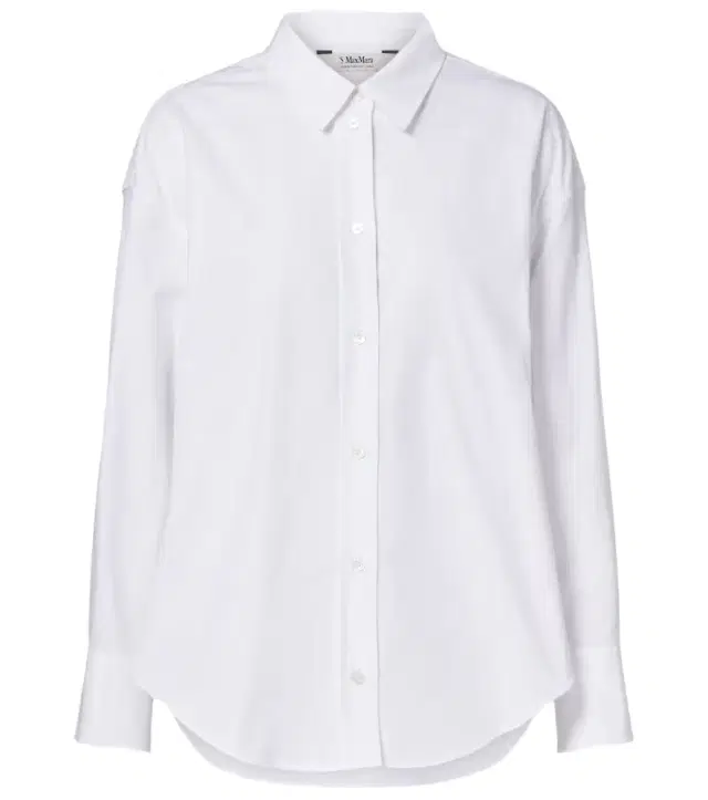 'S Max Mara Adele cotton poplin shirt