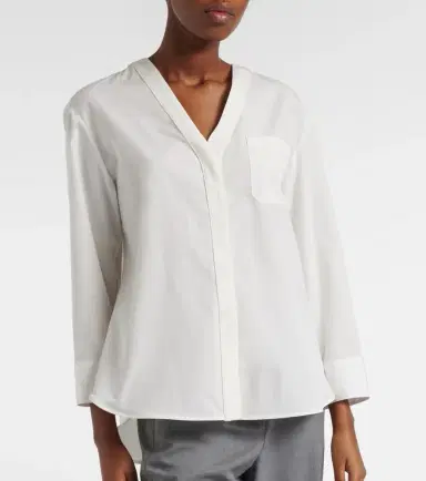 'S Max Mara 'S Max Mara Chicca cotton poplin shirt | Thumbnail 5