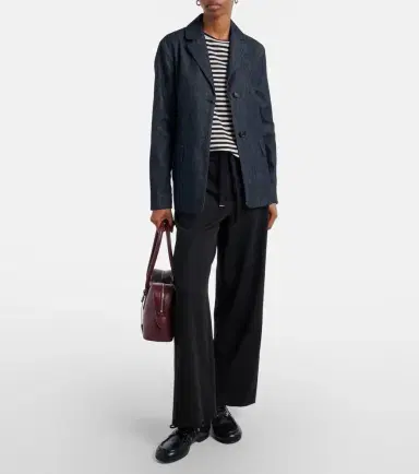 'S Max Mara Argenta virgin wool crêpe wide-leg pants | Thumbnail 3