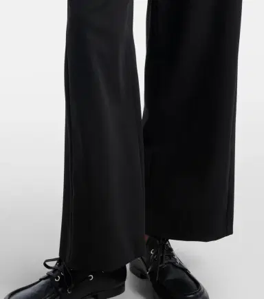 'S Max Mara Argenta virgin wool crêpe wide-leg pants | Thumbnail 4