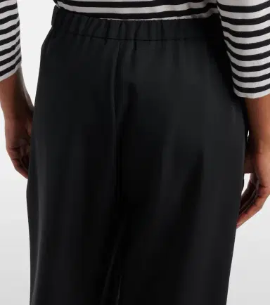 'S Max Mara Argenta virgin wool crêpe wide-leg pants | Thumbnail 5