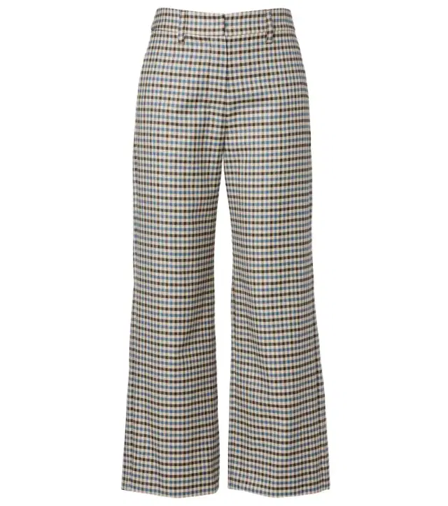 'S Max Mara Michelle wool and cotton wide-leg pants