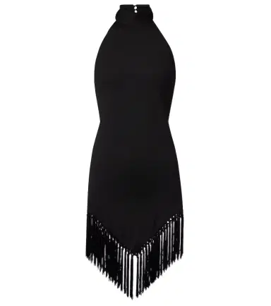 Taller Marmo Ares fringed jersey minidress | Thumbnail 1