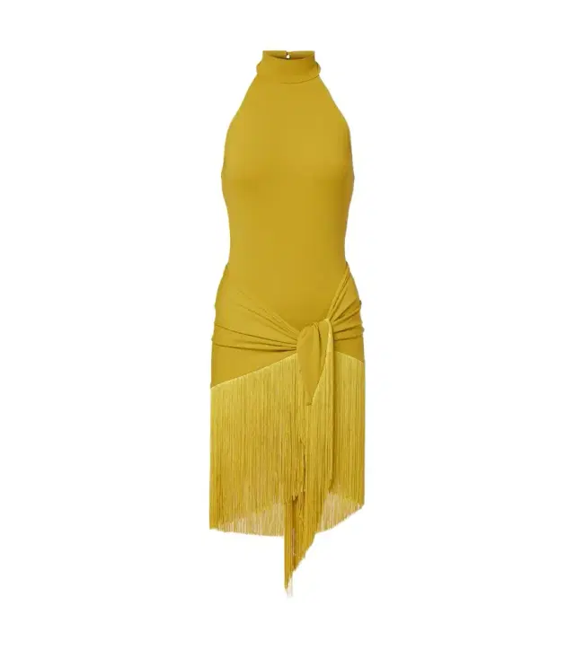 Taller Marmo Artemis fringed beach cover-up and swimsuit