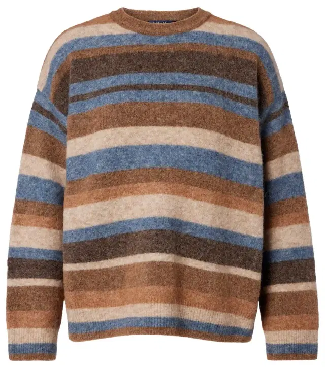 'S Max Mara Volare striped alpaca-blend sweater