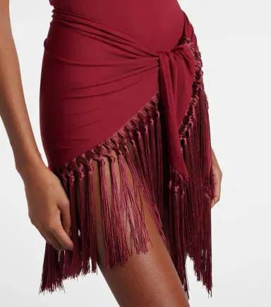 Taller Marmo One-shoulder swimsuit and beach cover-up set | Thumbnail 5