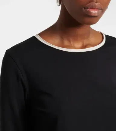 'S Max Mara Divina cotton-blend T-shirt | Thumbnail 3