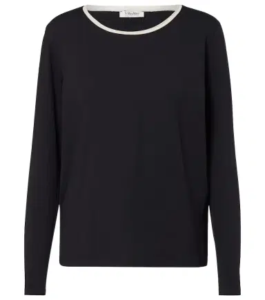 'S Max Mara Divina cotton-blend T-shirt | Thumbnail 1