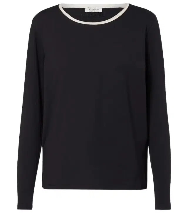 Divina cotton-blend T-shirt