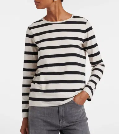 'S Max Mara Divina striped cotton-blend jersey T-shirt | Thumbnail 5 'S Max Mara Divina striped cotton-blend jersey T-shirt | Thumbnail 5