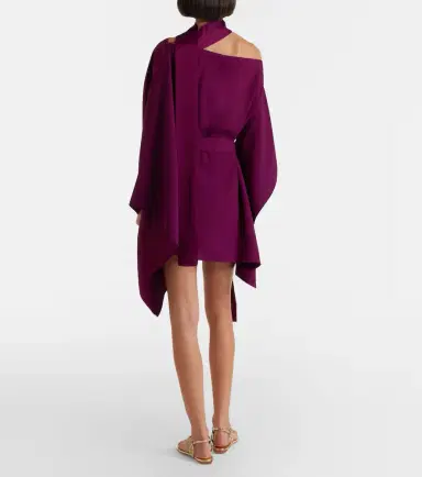 Taller Marmo Taylor belted one-shoulder kaftan | Thumbnail 3