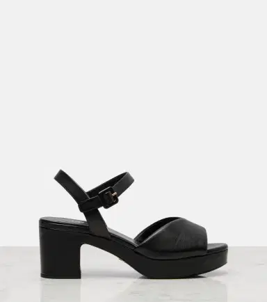 Prada Leather platform sandals | Thumbnail 5 Prada Leather platform sandals | Thumbnail 5