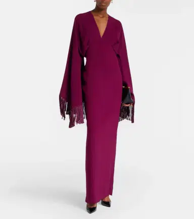 Taller Marmo Magnifique fringed gown | Thumbnail 6