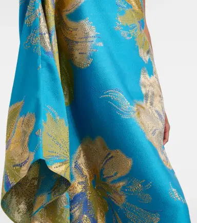 Taller Marmo Hardison Bloom floral satin kaftan | Thumbnail 2 Taller Marmo Hardison Bloom floral satin kaftan | Thumbnail 2