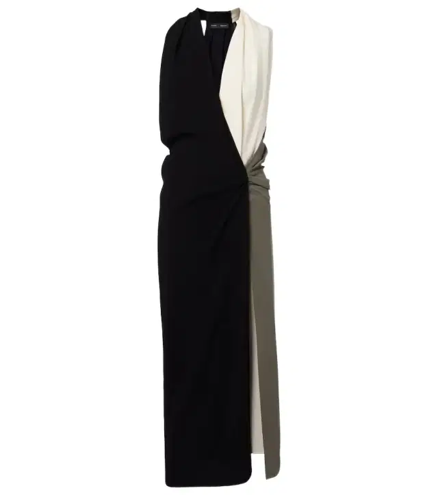 Proenza Schouler Elsa draped crêpe midi dress