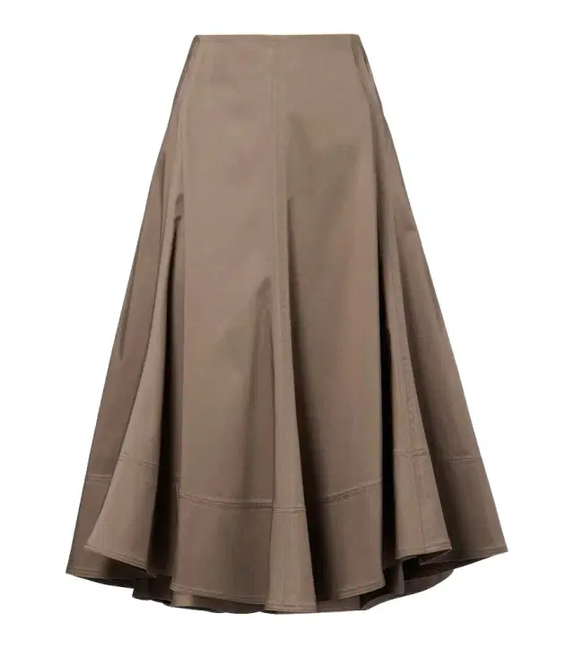 Proenza Schouler Janan cotton-blend sateen midi skirt