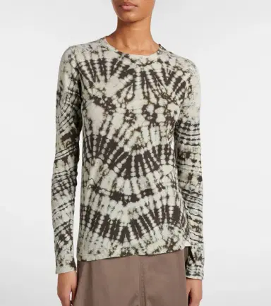 Proenza Schouler Mia tie-dye cotton jersey top | Thumbnail 2