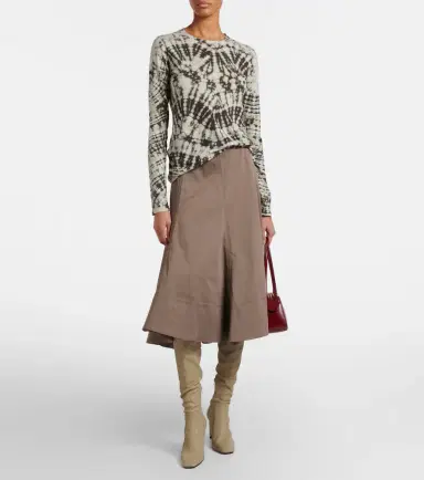 Proenza Schouler Mia tie-dye cotton jersey top | Thumbnail 3