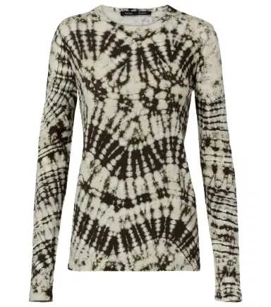 Proenza Schouler Mia tie-dye cotton jersey top | Thumbnail 1
