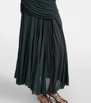 Proenza Schouler Irma cutout draped jersey midi dress | Thumbnail 3