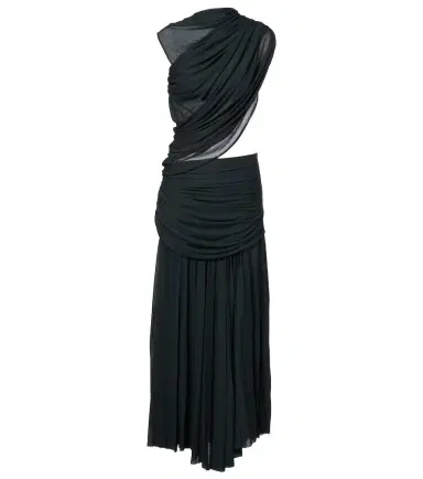 Proenza Schouler Irma cutout draped jersey midi dress | Thumbnail 1