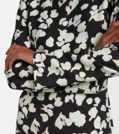 Proenza Schouler White Label Waverly twill midi dress | Thumbnail 4 Proenza Schouler White Label Waverly twill midi dress | Thumbnail 4