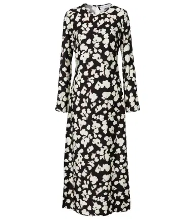Proenza Schouler White Label Waverly twill midi dress | Thumbnail 1 Proenza Schouler White Label Waverly twill midi dress | Thumbnail 1