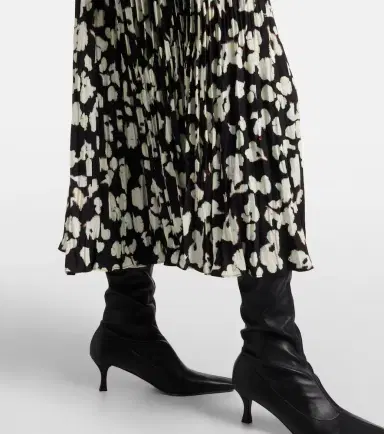 Proenza Schouler White Label Runa printed twill midi skirt | Thumbnail 2