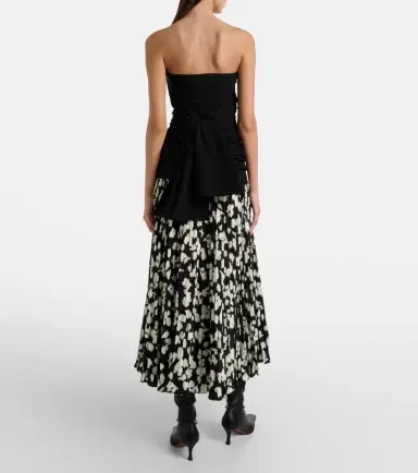 Proenza Schouler White Label Runa printed twill midi skirt | Thumbnail 6