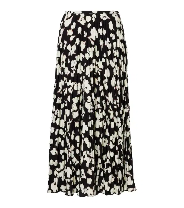 White Label Runa printed twill midi skirt