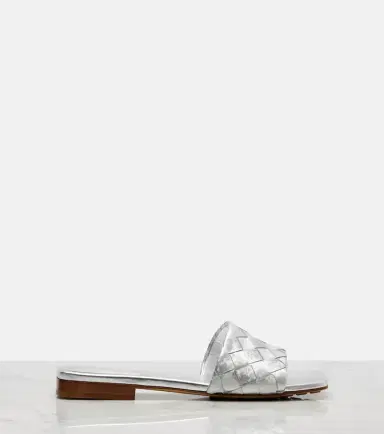 Bottega Veneta Parco Intrecciato leather mules | Thumbnail 2