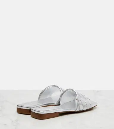 Bottega Veneta Parco Intrecciato leather mules | Thumbnail 3