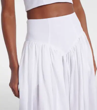 Gabriela Hearst Juniper gathered linen midi skirt | Thumbnail 5