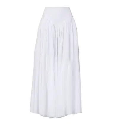 Gabriela Hearst Juniper gathered linen midi skirt | Thumbnail 1