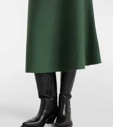 Gabriela Hearst Seymore wool, cashmere, and silk midi dress | Thumbnail 2