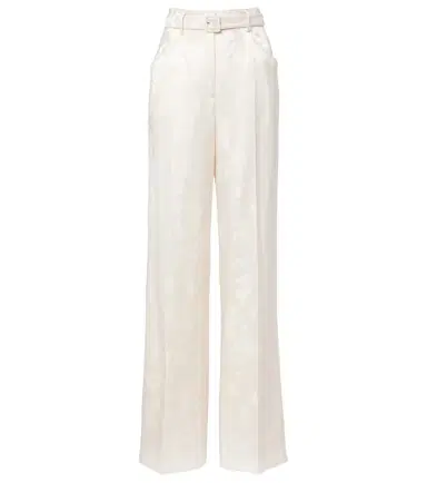 Gabriela Hearst Norman embroidered silk wide-leg pants | Thumbnail 1 Gabriela Hearst Norman embroidered silk wide-leg pants | Thumbnail 1