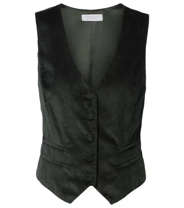 Gabriela Hearst Coleridge cotton corduroy vest