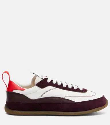 Alexander McQueen EC1 suede-trimmed leather sneakers | Thumbnail 2